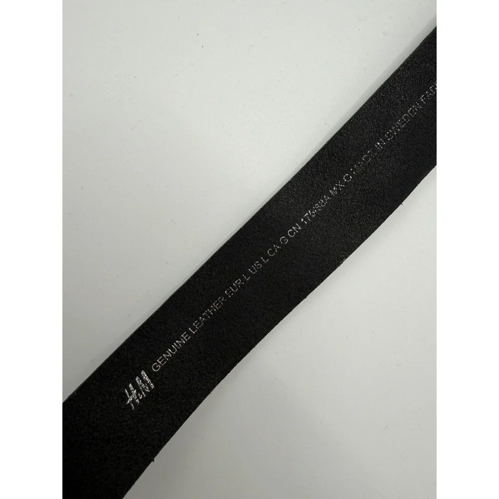 HM Leather Belt Black 1